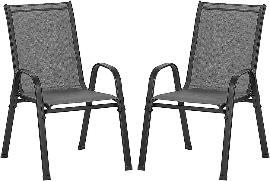 Woltu Gartenstuhl (2 St), stapelbar, Garten günstig online kaufen