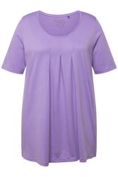 Ulla Popken T-Shirt T-Shirt Zierfalten A-Linie günstig online kaufen