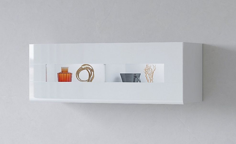 OTTO home Hängevitrine Toledo,Breite 131 cm trendige Glasvitrine mit dekora günstig online kaufen