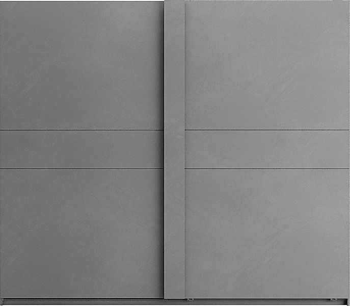 Home affaire Schwebetürenschrank "Jupiter, Schiebetürenschrank in Steingrau günstig online kaufen