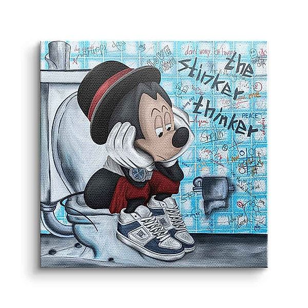 DOTCOMCANVAS® Leinwandbild The stinker Thinker, Leinwandbild günstig online kaufen