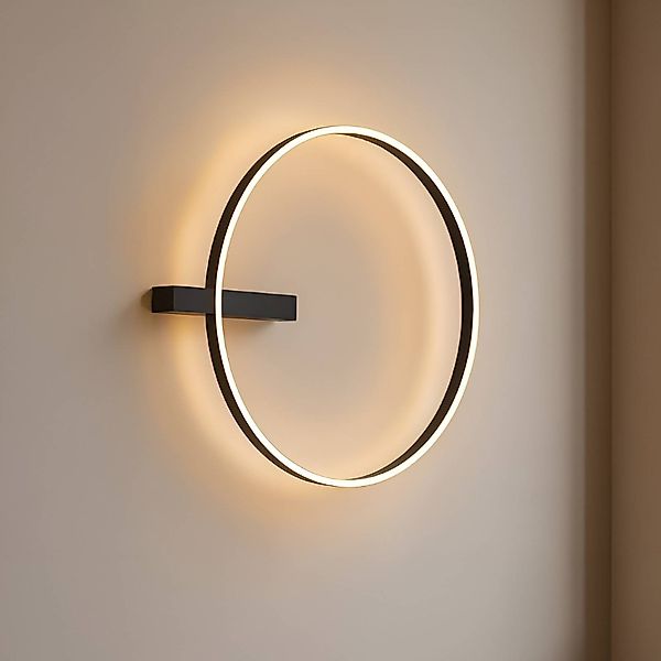 Lucande LED-Deckenlampe Isalin, 60 cm, schwarz, CCT, dimmbar günstig online kaufen