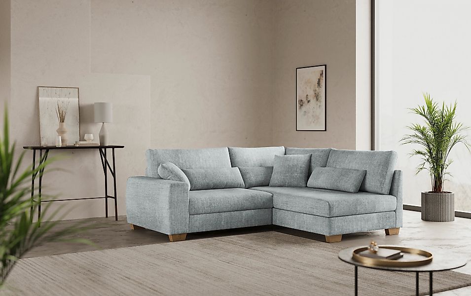 Mr. Couch Ecksofa "Helena L-Form", mit Taschenfederkern, bis 140 kg belastb günstig online kaufen