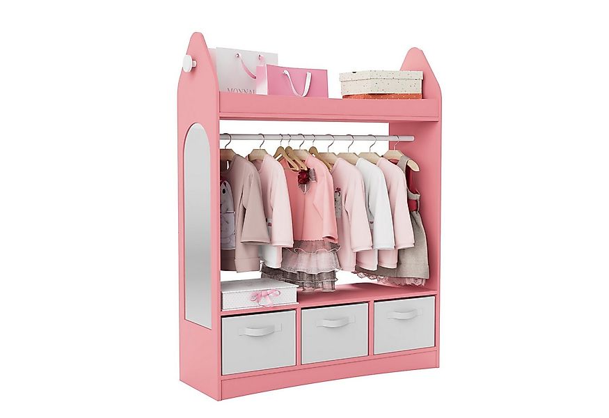 radelldar Kinderkleiderschrank Kleiderständer mit Kleiderstange (4-St) mit günstig online kaufen