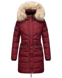 Navahoo Steppmantel "Paula" stylischer Winter Parka m. edlem Fellimitat günstig online kaufen