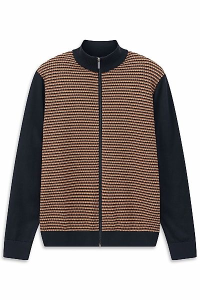 bugatti Strickjacke "Regular Fit" mit Struktur günstig online kaufen