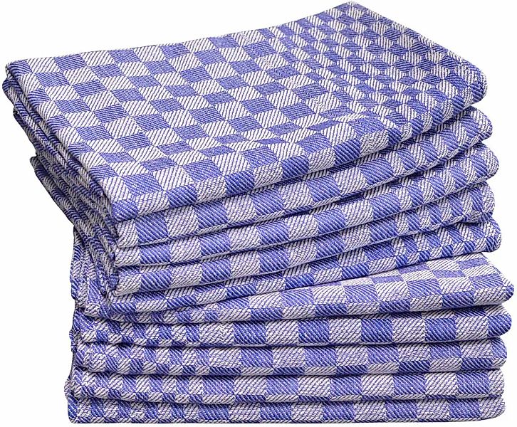 Dyckhoff Geschirrtuch "Halbleinen Grubentuch, kariert, 55% Baumwolle, 45% L günstig online kaufen