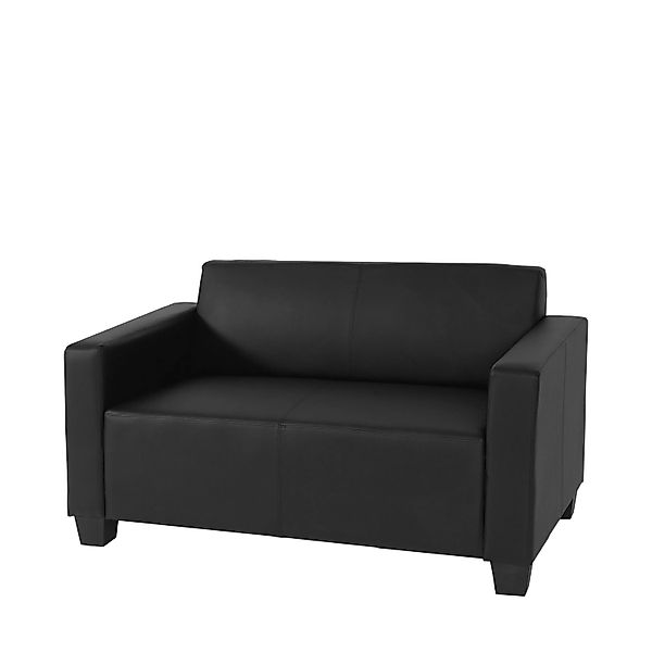 MCW 2er Sofa Moncalieri Kunstleder Schwarz günstig online kaufen