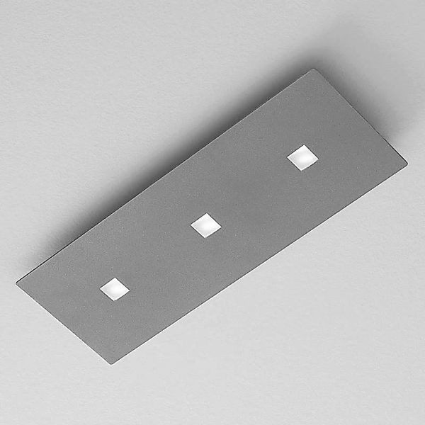 ICONE Isi - LED-Deckenleuchte in dezentem Grau günstig online kaufen