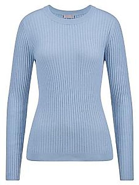 Rundhals-Pullover Peter Hahn blau günstig online kaufen