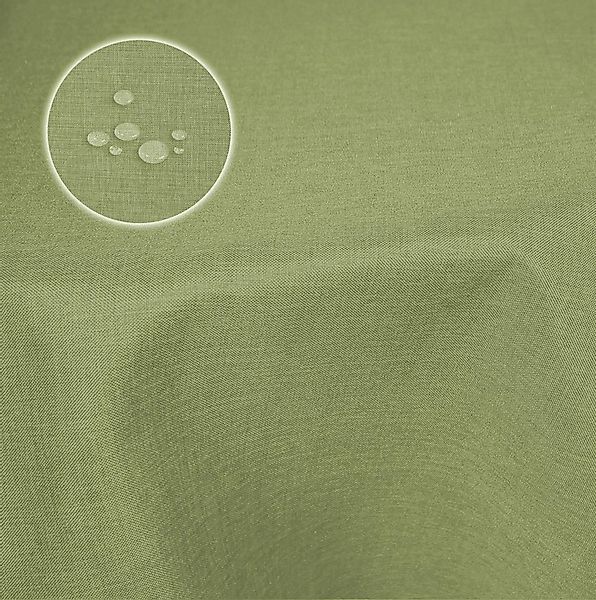 Haus und Deko Tischdecke Tischdecke 160x220 cm oval beschichtet Leinenoptik günstig online kaufen