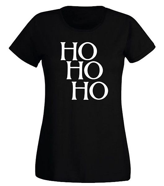 G-graphics T-Shirt HO HO HO Slim-fit Damen T-Shirt mit Weihnachtsmotiv günstig online kaufen