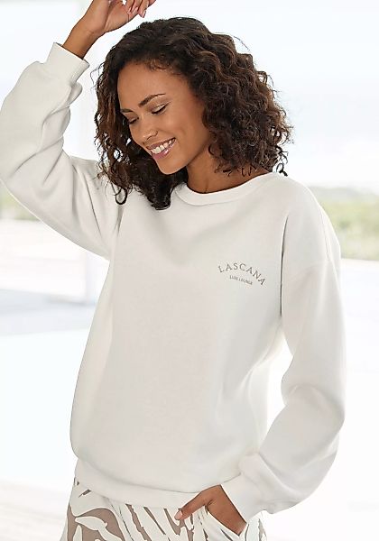 LASCANA Sweatshirt -Pullover mit weiten Ärmeln, Loungewear, Loungeanzug günstig online kaufen