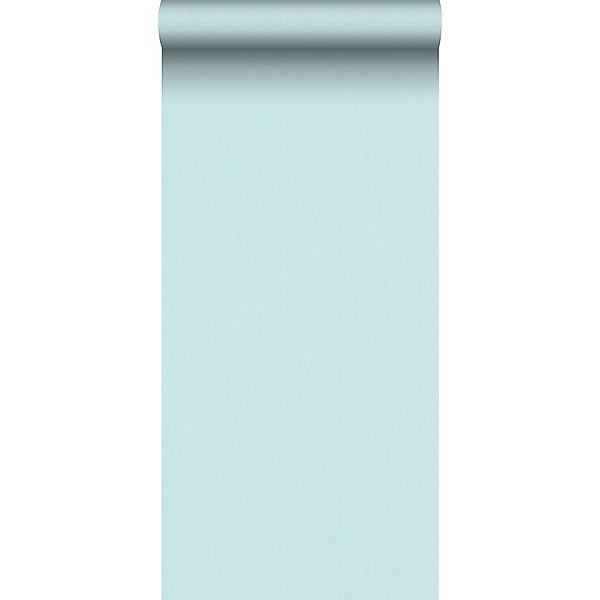 Sanders & Sanders Tapete Leinen Optik Türkis 53 Cm X 10 M 640478 günstig online kaufen