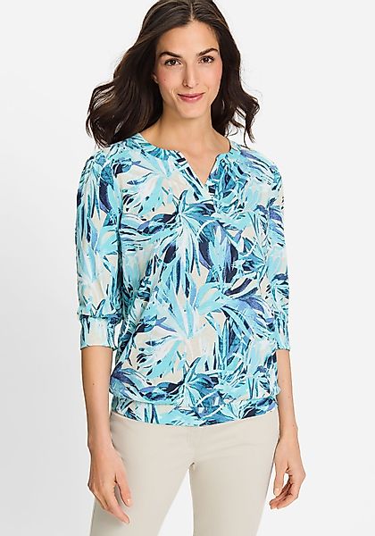 Olsen Print-Shirt (1-tlg) elastische Ärmelbündchen und günstig online kaufen