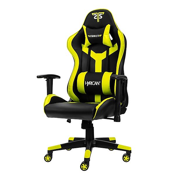Hyrican Gaming-Stuhl "Striker Copilot" schwarz/gelb, Kunstleder, günstig online kaufen