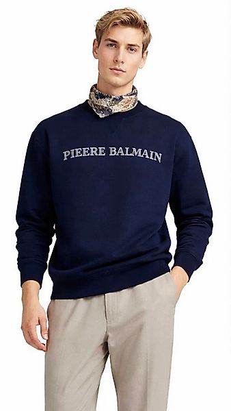 Balmain Paris Sweatshirt Pierre Balmain Pullover Relaxef Comfort Fit Geripp günstig online kaufen