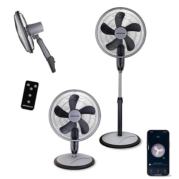 Könighaus Ventilator 3-in-1 Weiß günstig online kaufen