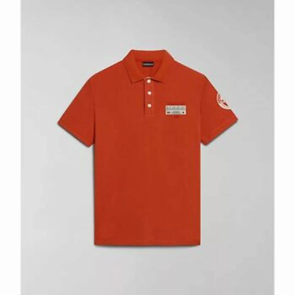 Napapijri  T-Shirts & Poloshirts E-AMUNDSEN NP0A4H6A-A621 ORANGE BURNT günstig online kaufen