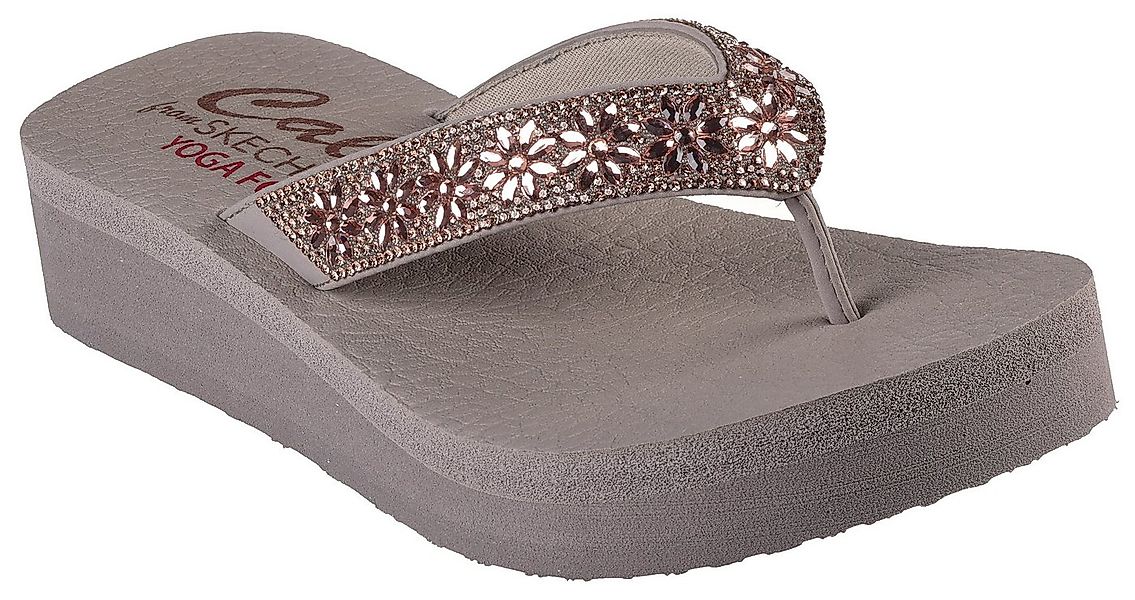 Skechers VINYASA-WILD DAISIES Zehentrenner mit Yoga Foam günstig online kaufen