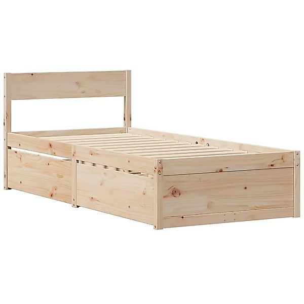 vidaXL Massivholzbett ohne Matratze 90x200 Kiefernholz 846792 günstig online kaufen