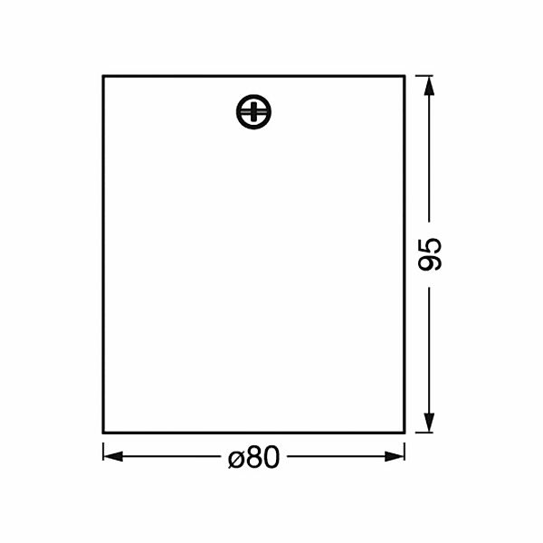 OSRAM Deckenstrahler ROUND, schwarz, Ø 8 cm, Metall, GU10 günstig online kaufen