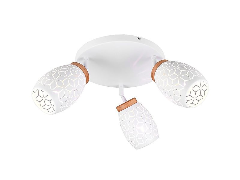 Reality Leuchten LED Deckenstrahler, Dimmfunktion, LED wechselbar, warmweiß günstig online kaufen