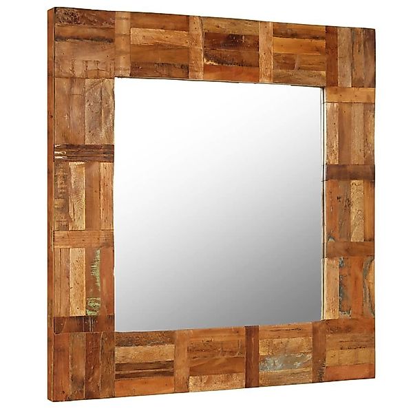furnicato Wandspiegel Altholz Massiv 60x60 cm günstig online kaufen
