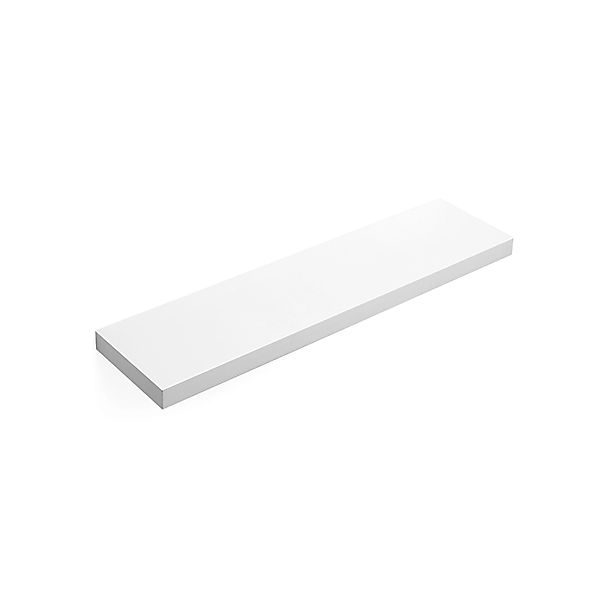 Vasagle Wandboard 80 cm x 20 cm x 3,8 cm Weiß günstig online kaufen