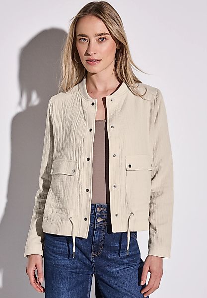 STREET ONE Kurzjacke, ohne Kapuze, aus reiner Baumwolle günstig online kaufen