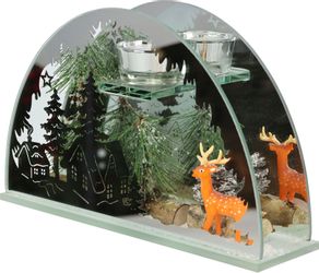 I.GE.A. Teelichthalter Weihnachtsdeko, Kerzenhalter, Deko-Objekt (1 günstig online kaufen