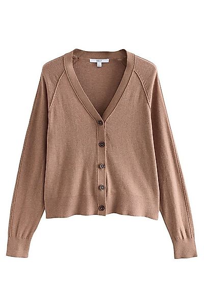 Next Strickjacke Strickjacke mit V-Ausschnitt, Kurzgröße (1-tlg) günstig online kaufen