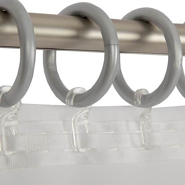 Bestlivings Gardinenstange, 1-läufig, Gardinenring - silber günstig online kaufen