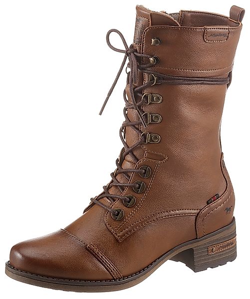 Mustang Shoes Schnürstiefel mit praktischem Innenreißverschluss günstig online kaufen