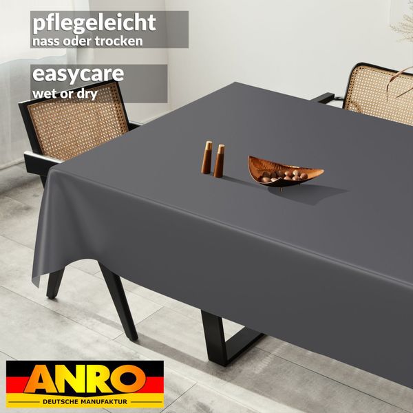 ANRO Tischdecke abwaschbar Wachstuch-Tischdecke Gartentischdecke (Einzelstü günstig online kaufen