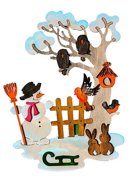 Kuhnert Kreativset Fensterbild Winter - Dekoration günstig online kaufen