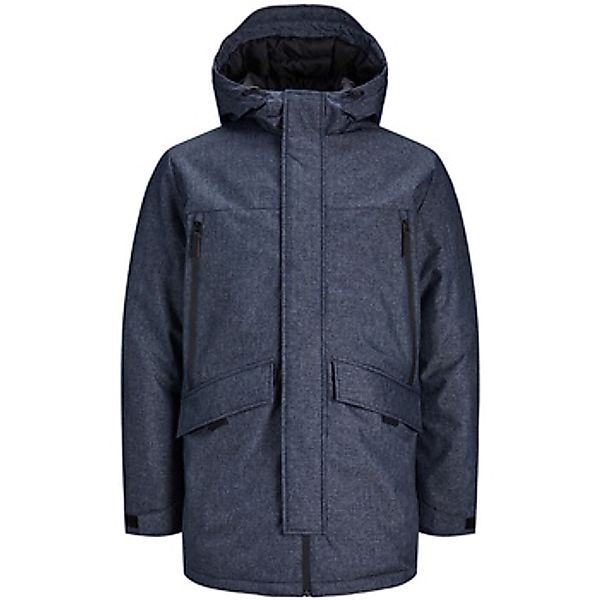 Jack & Jones  Parkas Jacke BLACK Gefütterter Parka mit Kapuze günstig online kaufen