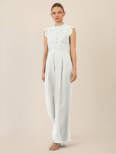 Apart Jumpsuit mit Spitzenoberteil und weitem Bein günstig online kaufen