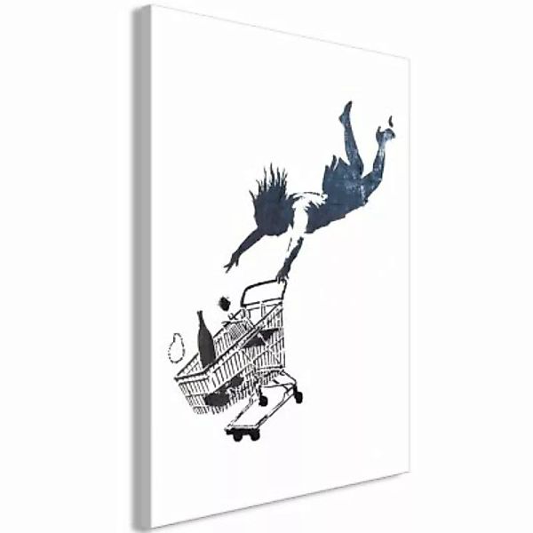 artgeist Wandbild Shopping Spree (1 Part) Vertical schwarz/weiß Gr. 40 x 60 günstig online kaufen