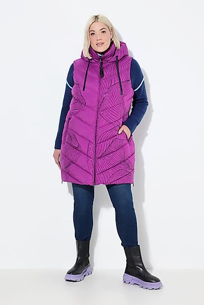 Ulla Popken Steppweste HYPRAR Long-Steppweste Kapuze günstig online kaufen