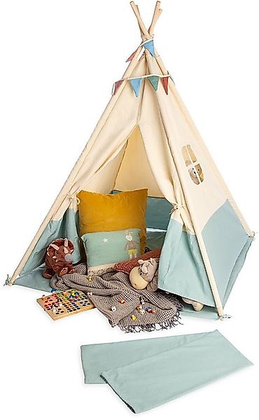 Pinolino® Spielzelt Tipi Yuma mit Zeltstangen aus Holz günstig online kaufen