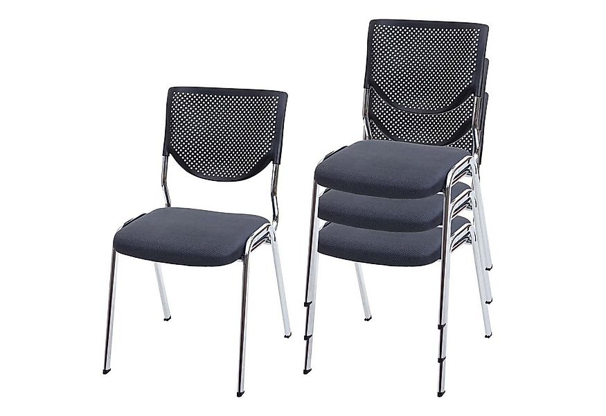 MCW Besucherstuhl H401-4 (Set, 4 St), 4er-Set, Ergonomisch geformte Rückenl günstig online kaufen