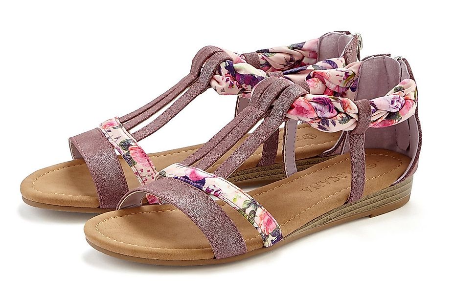 LASCANA Sommerschuh, Sandalette, offener Schuh, Sandale mit aufwendiger Ver günstig online kaufen