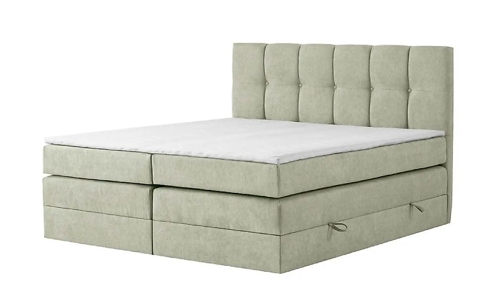 Boxspringbett mit Bettkasten Leeds ¦ grün ¦ Maße (cm): B: 160 H: 121 Betten günstig online kaufen