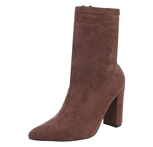 Ital-Design Eleganter Blockabsatz-Stiefel für Damen – Alltags-Style High-He günstig online kaufen