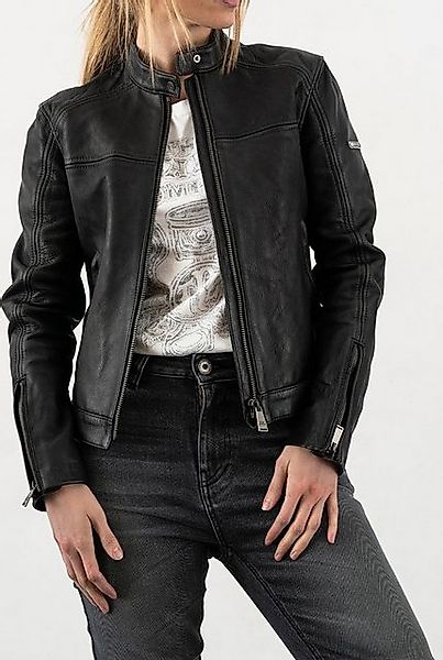 Rokker Motorradjacke Ginger Damen Motorrad Lederjacke Rückenprotektor entha günstig online kaufen