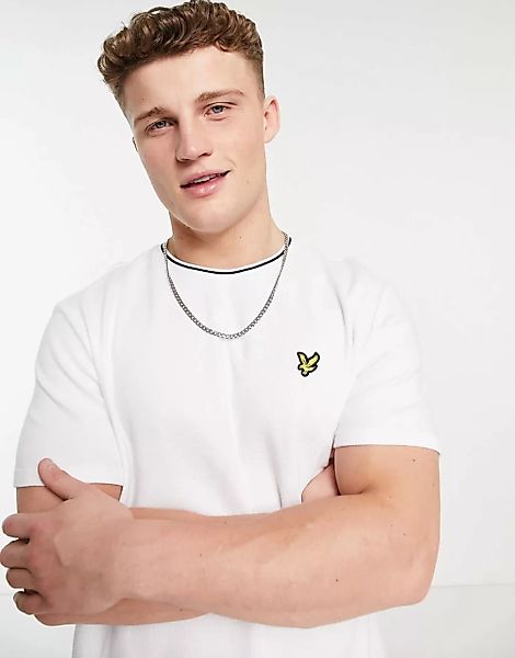 Lyle & Scott – T-Shirt in Weiß günstig online kaufen