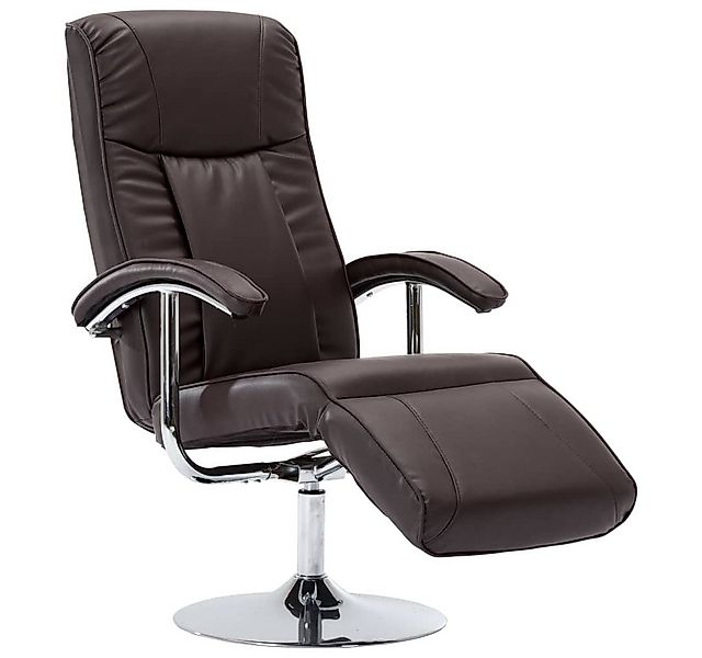 vidaXL Sessel TV-Sessel Braun Kunstleder (1-St) günstig online kaufen