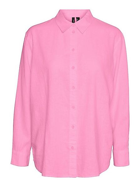 Vero Moda Blusenshirt Basic Rundhals VMLINN LS SHIRT WVN NOOS günstig online kaufen