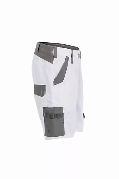 Planam Shorts Damen Shorts Norit weiß/zink Größe 4XL (1-tlg) günstig online kaufen